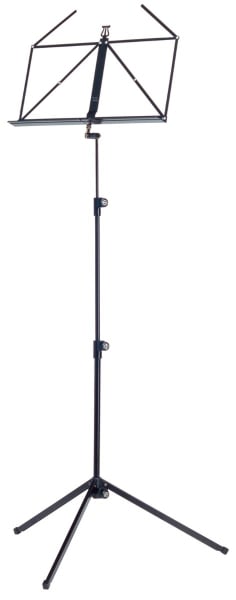 K&M 10010 Height Adjustable Music Stand - Black