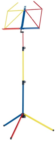 K&M 10010 Height Adjustable Music Stand - Rainbow