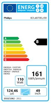 Philips Signage Solution E-Line FHD 49 " BDL4970EL/00