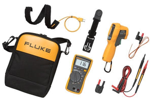 Fluke HVAC Multimeter and IR Thermometer Combo Kit Fluke 116/62