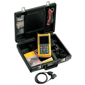 Fluke 124/S Industrial ScopeMeter Handheld Oscilloscope with SCC120 Kit