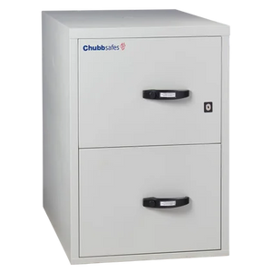 ChubbSafes Fire File 31” M-135 (2 Drawers) 1 Key Lock 136L Fire And Burglary Proof Filing Cabinet