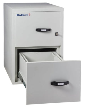ChubbSafes Fire File 31” M-135 (2 Drawers) 1 Key Lock 136L Fire And Burglary Proof Filing Cabinet