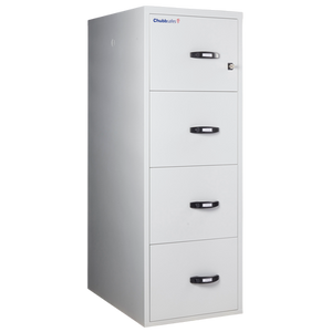 ChubbSafes Fire File 31” M-270 (4 Drawers) 1 Key Lock 272L Fire And Burglary Proof Filing Cabinet