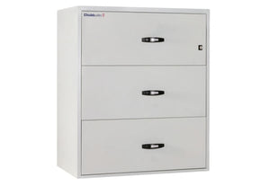 ChubbSafes Lateral Fire File M-270 3-Drawer Fireproof Filing Solution for Secure Paper Storage Cabinet