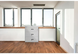 ChubbSafes Lateral Fire File M-270 3-Drawer Fireproof Filing Solution for Secure Paper Storage Cabinet