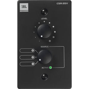 JBL CSR-3SV Wall-Mounted Remote Control for CSM Mixers (Black)