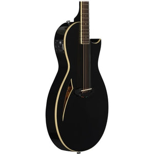 ESP LTL6BLK LTD TL-6 Thinline Acoustic Black Finish Guitar