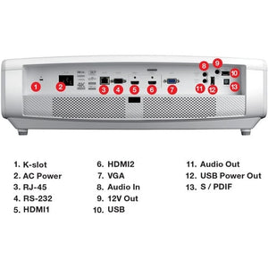 Optoma UHD65 4K UHD Home Cinema Projector – 2200 Lumens, HDR10, RGBRGB