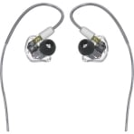 Mackie MP-460 Quad Balanced Armature Professional In-Ear Monitors (Clear)