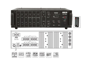 Ahuja TZA1500DP w/ USB 6-Microphone & 2-Aux Input PA Amplifier