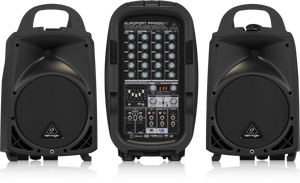 Behringer PPA500BT 500W 6-Channel Portable PA System with Bluetooth