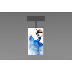 Trend 43 inch Ultra HD Dual-Sided Hanging Display – TD-43DHDTU