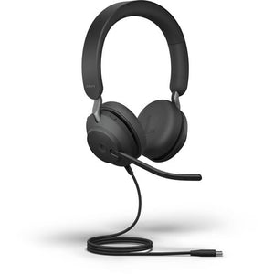 Jabra Evolve2 40 USB-A UC Stereo Wired On Ear Headphone