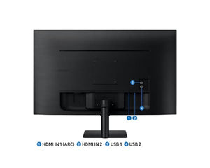 Samsung M5 27" Flat M50D FHD For Streaming TV & Gaming Smart Monitor Black
