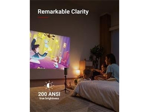 Nebula Apollo D2410311 Mini Projector – 200 ANSI Lumens, Wi-Fi, Android 7.1