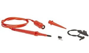 Fluke 100:1 Voltage Probe Set, Red, 200 MHz, 1.2m