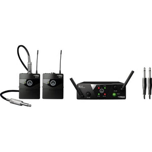 AKG WMS40 Mini Dual Instrumental Wireless Microphone System Set Band B & D