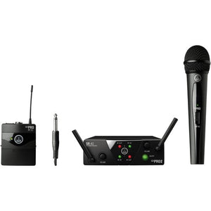 AKG WMS40 Mini Wireless Handheld & Bodypack Dual Wireless Microphone System