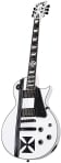 ESP LIRONCROSSSW LTD Iron Cross James Hetfield Signature Snow White Finish Guitar Includes Hard Case
