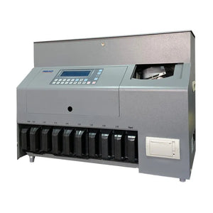 Super Quality Coin Counter and Sorter 9+1 Pockets CS-910S+ | Ribao CS-910S+ Professional Currency Sorter