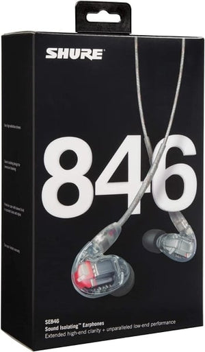 Shure SE846-CL-EFS Earphone, Clear