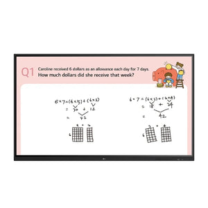 LG 75TR3DJ 75'' Interactive Multi-Touch Digital Board – Superior Collaboration & Engagement
