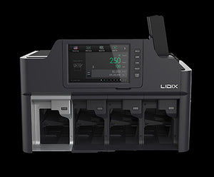 GL-4(3+1) Multi-pocket Fitness Sorter, SKU GL-4(3+1) – Lidix Multi-Pocket Currency & Fitness Sorter