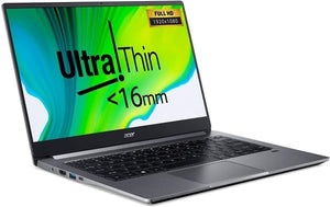 Acer Swift 3 SF314-NX.HJFEM.002 Laptop (Core I5 1035G1 1.0 GHZ, 8GB, 512SSD Win10) English-Arabic