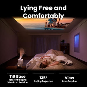 BenQ GV50 Portable Smart Projector with 360° Sound, Android TV & Wireless Casting