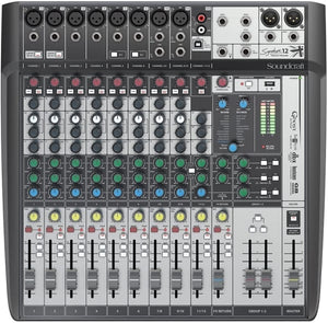 Soundcraft Signature 12 MTK 12-Input Multi Track Mixer with Effects
