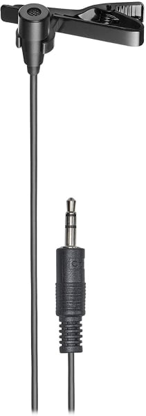 Audio-Technica ATR3350xiS Omnidirectional Condenser Clip-On Microphone For Smartphones