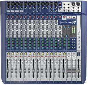 Soundcraft Signature 16 High Performance 16-Input Small Format Mixer with Effects