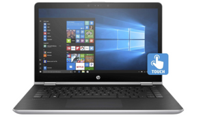 HP PAVILION X360 14-BA125CL (5GR61UA) I5-8250U-1.6GHZ 8GB 256GB SSD 14 inch FHD WIN 10 HOME INTEL UHD SILVER