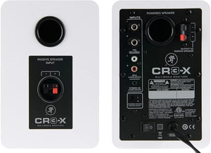 Mackie CR3-XLTD-WHT Creative Reference Series 3" Multimedia Monitor With Bluetooth Speakers (Pair)