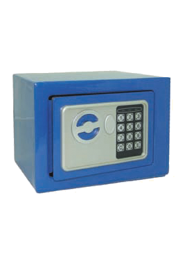 Eagle EA168(BL) Mini Safe Blue | Secure Personal Safe | SKU: EA168(BL)
