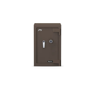 Godrej Matrix 2414 (66L) V6 KL Coffee Brown Safe – Matrix Keylock-2414, High Security