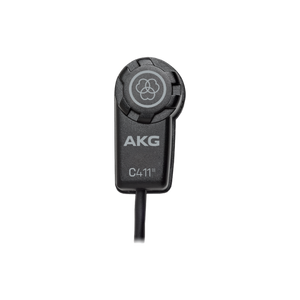 AKG C411 PP Miniature Condenser Pickup Microphone to 3 Pin XLR Male Cable