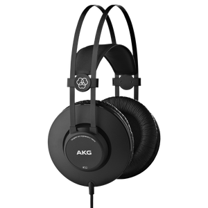 AKG K52 Over Ear Closed Back Lightweight Professional Quality Studio Headphones