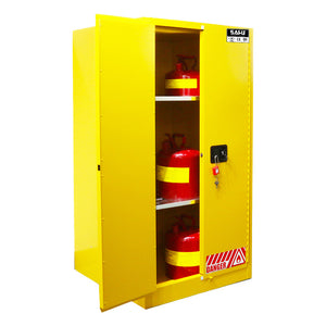SAI-U Flammable Safety Cabinet SC0060Y – Leak-Proof Flammable Liquid Storage, SKU SC0060Y