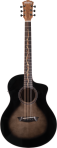 Washburn Bella Tono Vite S9V 6-String Acoustic-Electric Guitar - Gloss Charcoal Burst