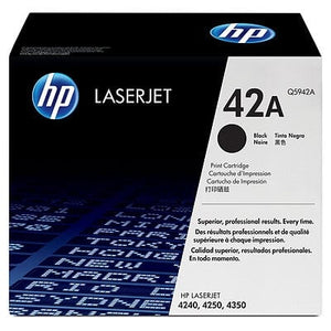 HP 42A Black Original LaserJet Toner Cartridge