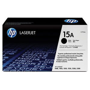 HP 15A Black Original LaserJet Toner Cartridge C7115A