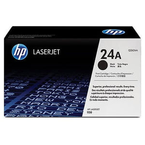 HP 24A Black Original LaserJet Toner Cartridge Q2624A