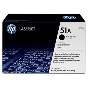 HP 51A Black Original LaserJet Toner Cartridge Q7551A