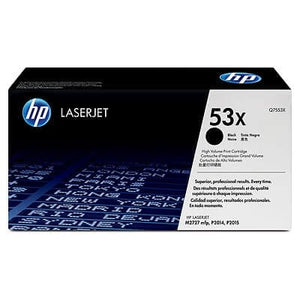 HP 53X Black Original LaserJet Toner Cartridge Q7553X