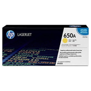 HP 650A Yellow Original LaserJet Toner Cartridge CE272A