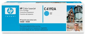 HP Color LaserJet C4192A Cyan Original Toner Cartridge