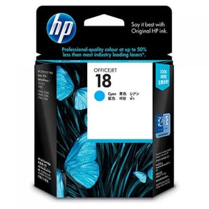 HP 18 Cyan Original Ink Cartridge C4937A
