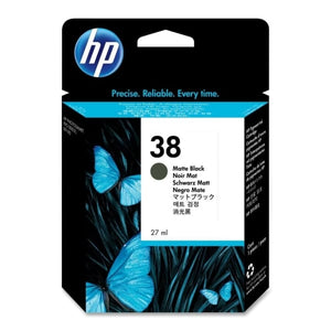 HP 38 Matte Black Original Ink Cartridge C9412A